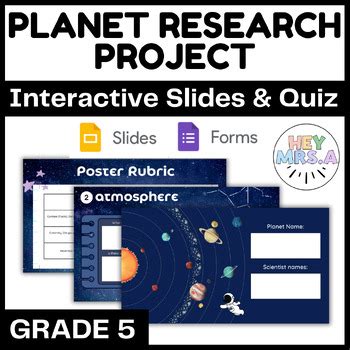 Solar System Planet Research Project Th Google Slides Quiz