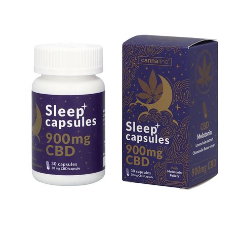 Cannaline SLEEP CBD Capsules 900 Mg CBD Cannaline Highest Quality