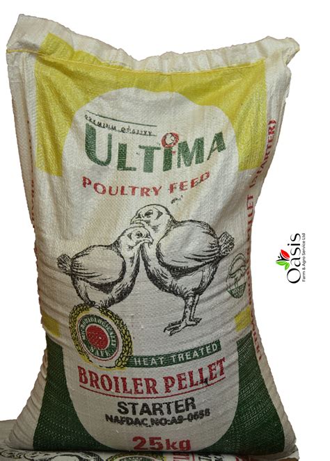 Ultima Poultry Feed Broiler Pellet Starter Kg Oasis Farms Agro