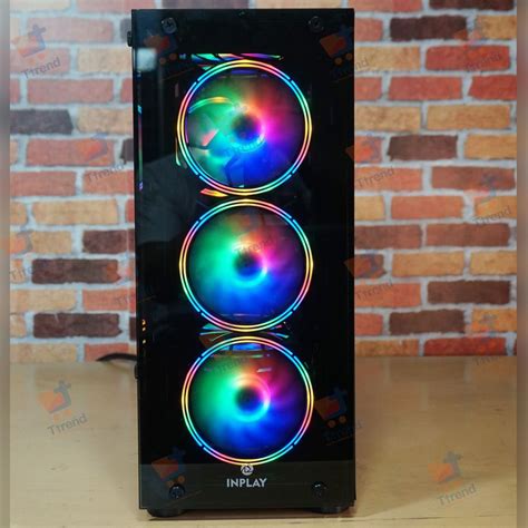 Ttrend Inplay Meteor 01 Tempered Glass Midtower Desktop Gaming Pc Case Atx Matx Mini Itx Looks