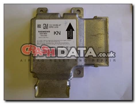 Vauxhall Vectra Airbag Control Module Reset Service Wk