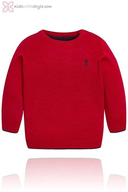 Baby Boy Red Knit Sweater