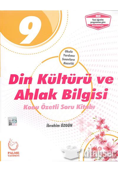 S N F Din K Lt R Ve Ahlak Bilgisi Konu Zetli Soru Kitab Palme