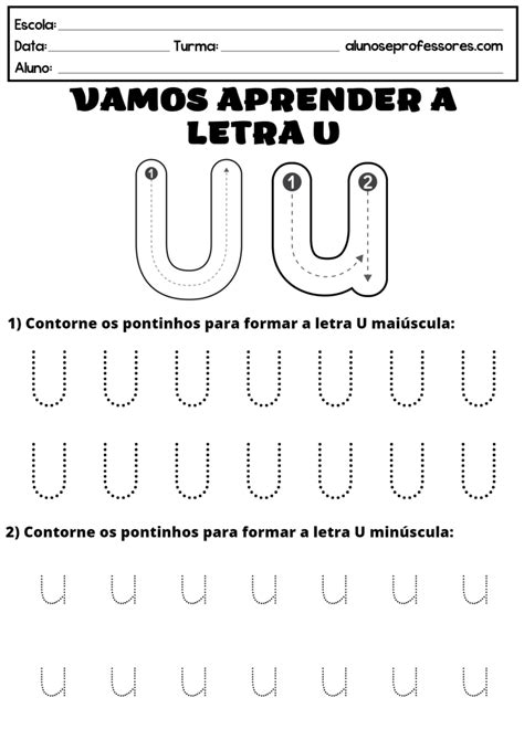 Alfabeto Infantil Aprender Palavras Com A Letra U Alfabetoinfantil 🦗 Descubra O Universo