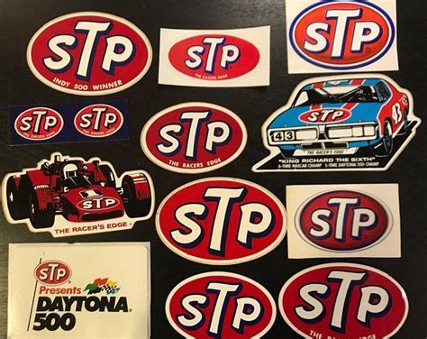 Vintage Racing Decals Stickers 15 Moon Stp Wynns Etsy Vintage