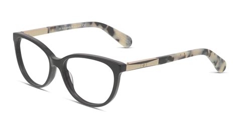 Kate Spade Kassia Black Tortoise Beige Prescription Eyeglasses