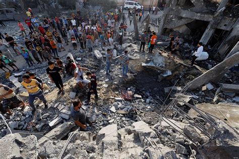 Israeli Airstrike On Gaza Hospital Kills At Least 500 Israel Blame