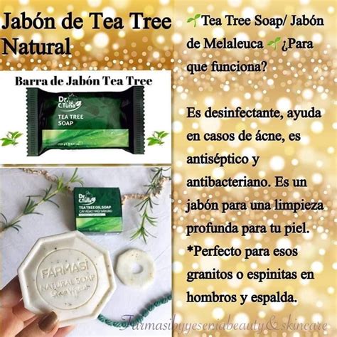 Jabon Tea Tree Para Piel Grasa Ayuda A Controlar El Acne Skin Care