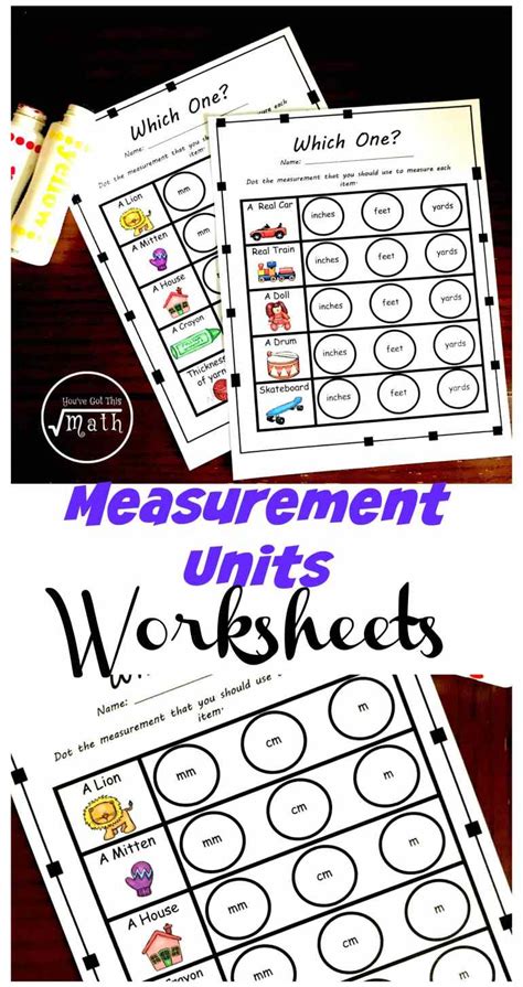 Four Measurement Tools Worksheets To Practice Choosing Appropriate