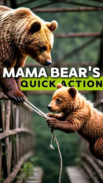 Mama Bear Survival Tips To Her Cubs In Wild 🐻 Shorts Bear Animals