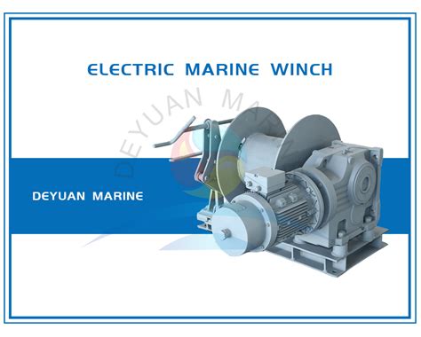 Boat Single Drum Mooring Winch For Marine Use China Single Drum