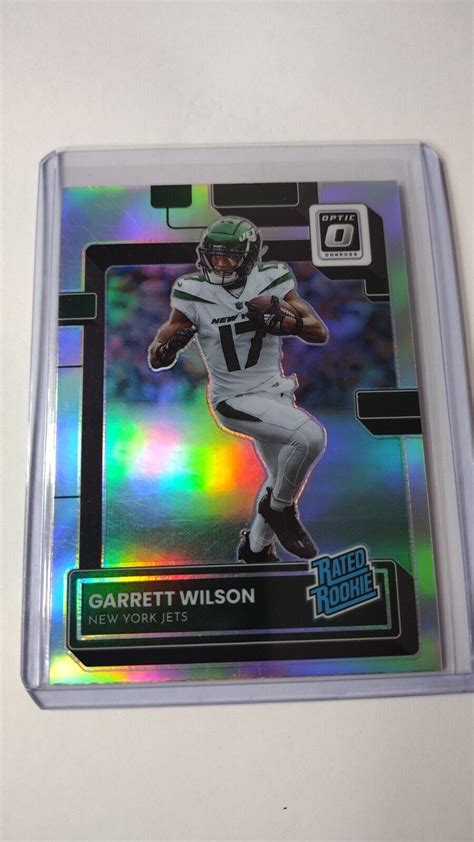 Donruss Optic Garrett Wilson Rc Rated Rookie Silver Holo Prizm