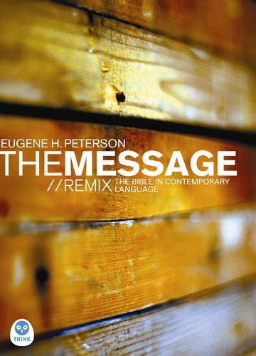 Tommy Mann : The Message by Eugene Peterson