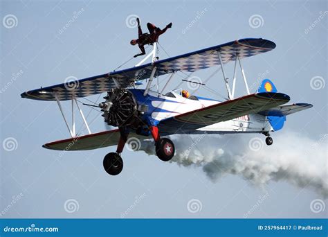 East Kirkby Air Show Lincolnshire UK August 2022 Wing Walkers