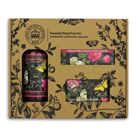 Kew Osmanthus Rose Essential Hand Care Gift Box The Kew Shop