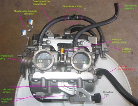 Carburetor Hoses Diagram Explanation With Other Components