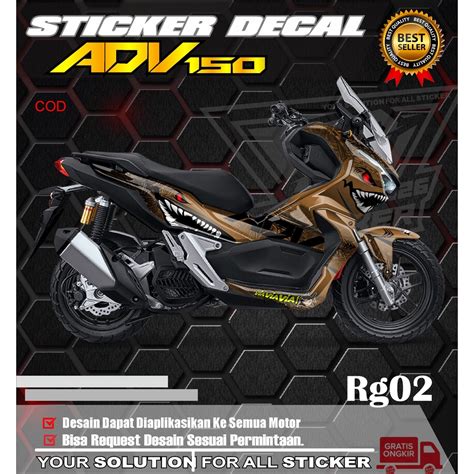 Jual Decal Sticker Honda Adv Dekal Stiker Striping Adv Full Body