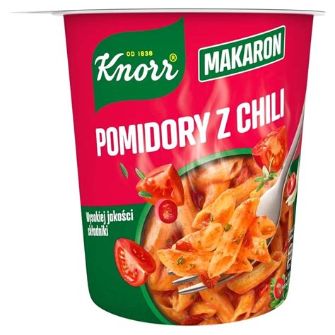 Knorr Makaron Pomidory Z Chili G Zakupy Online Z Dostaw Do Domu