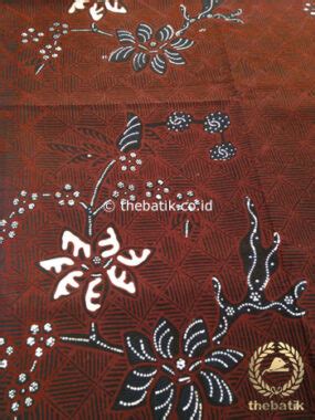 Jual Bahan Seragam Batik Semi Tulis Motif Buketan Navy Abu Abu Ukuran