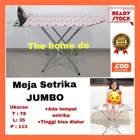 Jual Meja Setrika Jumbo Papan Gosok Lipat Meja Setrika Jumbo Bisa Di