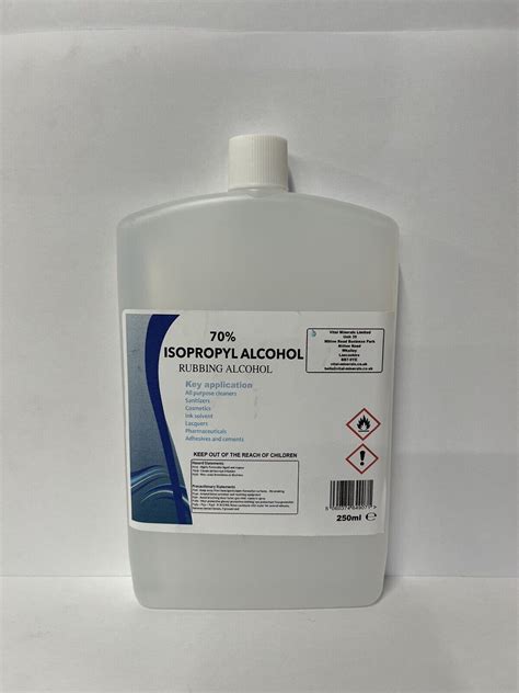 Ipa Isopropyl Alcohol Isopropanol Rubbing Alcohol Multi Surface