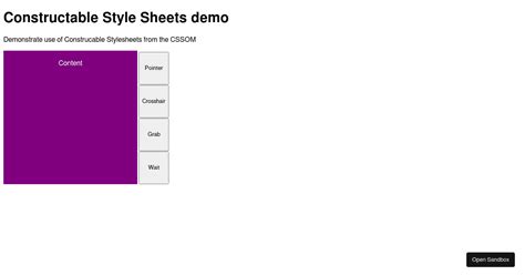 Constructable Style Sheets Codesandbox