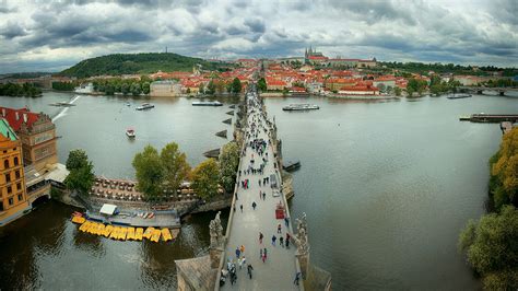 Images Prague Czech Republic Charles Bridge Vltava Bridge X