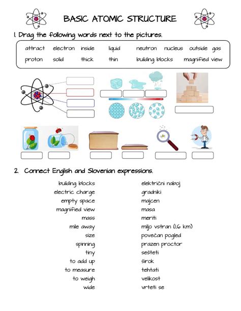 Atomic Structure Skill Practice 8 Worksheet