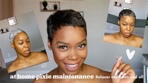 Relaxer Fail How I Maintain My Pixie Cut At Home Relaxer Mold And