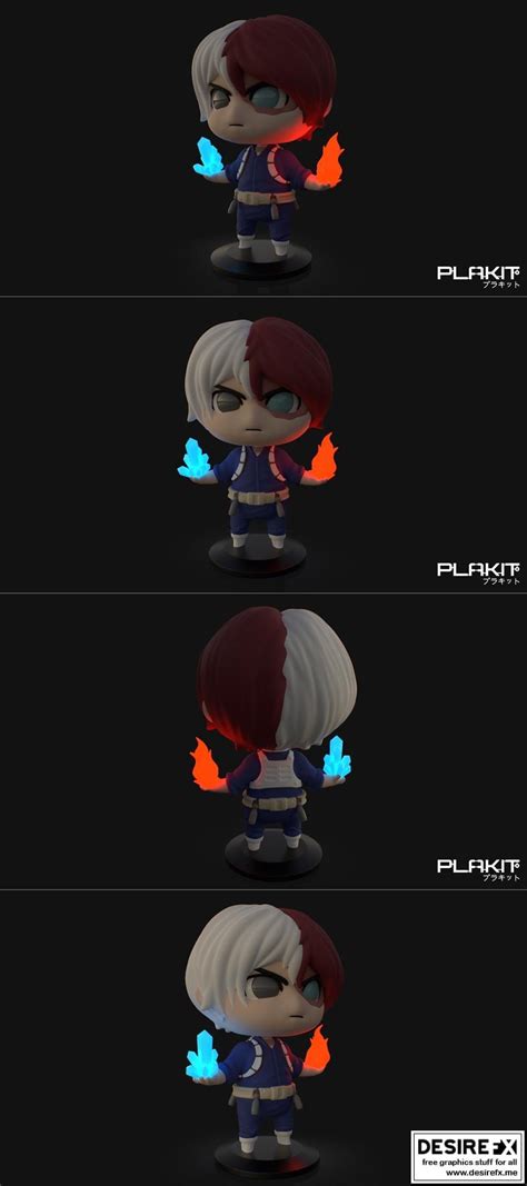 Desire FX 3d Models PlaKit My Hero Academia Todoroki