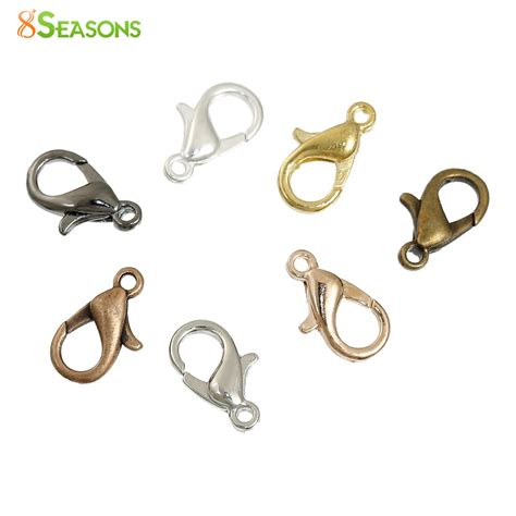 Seasons Zinc Based Alloy Copper Lobster Clasp Findings Mixed Mm