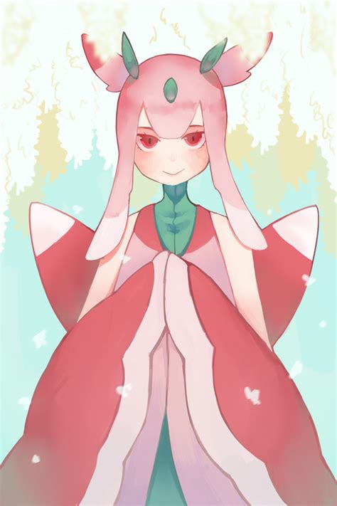 Pokemon Gijinka Lurantis By Ueufo Deviantart On DeviantArt