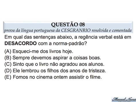 Ppt Prova Da Cesgranrio Resolvida E Comentada T Cnico