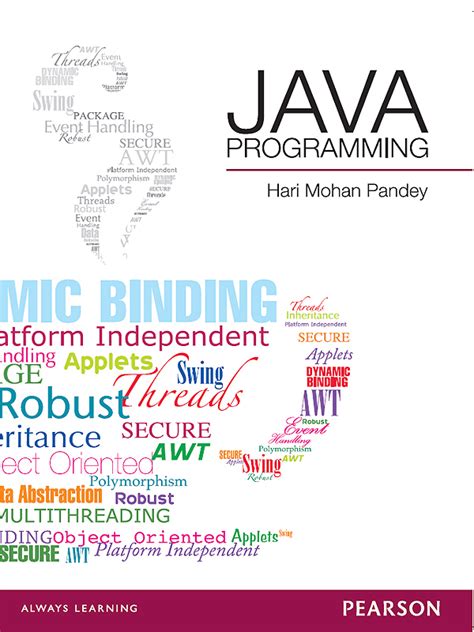 Solutions For Java Programming 1st By Hari Mohan Pandey Book