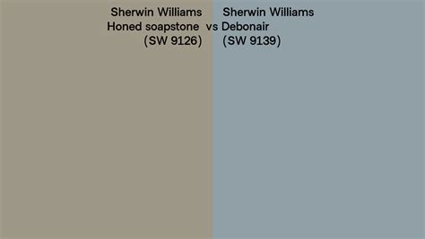 Sherwin Williams Honed Soapstone Vs Debonair Side By Side Comparison