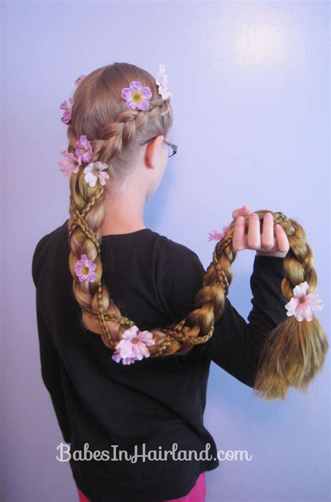 Rapunzel Hair Tutorial - Using Extensions - Babes In Hairland