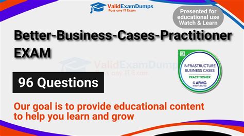 Apmg International Exam Better Business Cases Practitioner Youtube