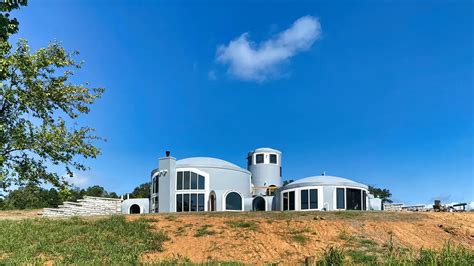 Lightning Rolls Along The Rebar Of A Dome Home Monolithic Dome Institute