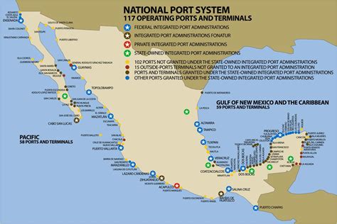 Ports In Mexico Map - Coriss Cherilynn