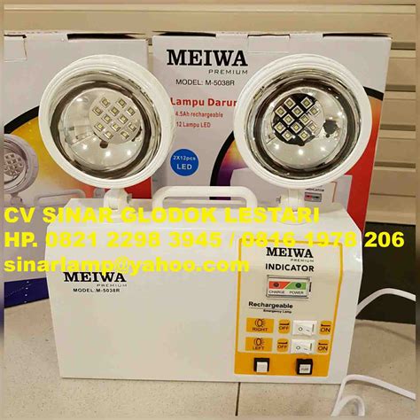 Lampu Emergency Mata Kucing 2x12 Lampu LED Meiwa Agen Dan Distributor