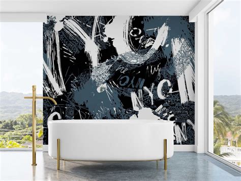 Graffiti Wallpaper NYC Wallpaper Mural Removable Wall - Etsy