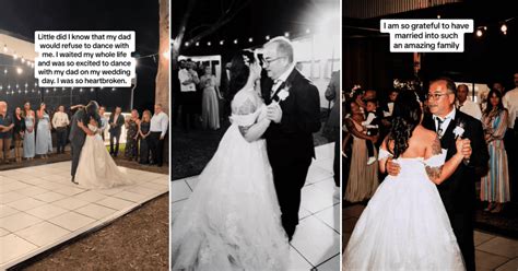 Bride Left Heartbroken After Dad Refuses Father Daughter Dance — Then