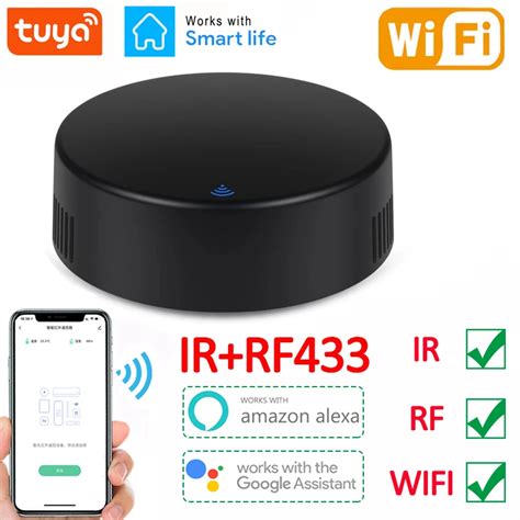 Tuya Smart Rf Ir Remote Control Wifi Smart Home Infrared Controller For