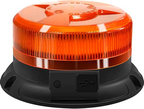 Antom Luce Led Stroboscopica Lampeggiante Di Emergenza Batteria V