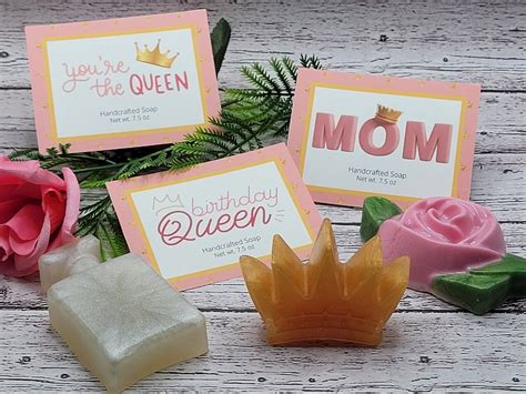 Mothers Day Soap Mom T Birthday T Queen For A Day Handmade