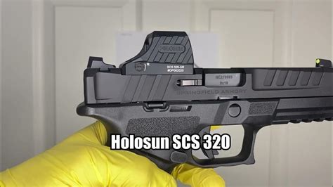 Springfield Echelon Co Witness Pt 2 Trijicon Sro Holosun Scs 320