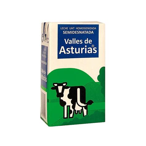 Pack Uds Valles De Asturias Leche Semidesnatada Uht Brik L