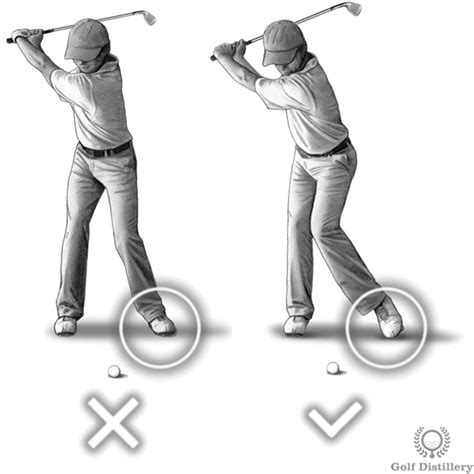 Lift Left Heel From The Ground Illustrated Golf Swing Thought Swing Key