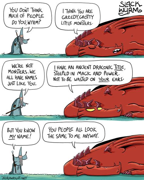 Slack Wyrm 069 Fun Comics Funny Dragon Dnd Funny