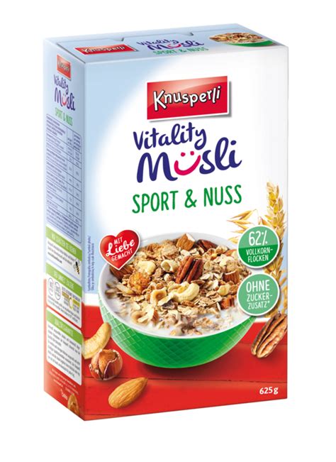 Vitality Müsli Sport Nuss Knusperli